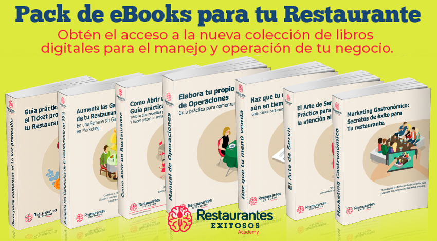 Pack de eBooks para tu restaurante